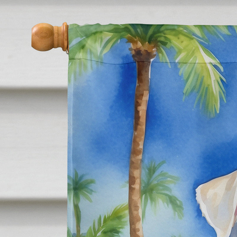 Sealyham Terrier Luau House Flag