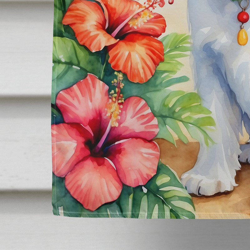 Sealyham Terrier Luau House Flag