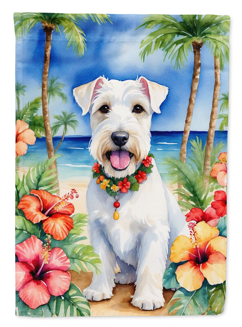 Sealyham Terrier Luau House Flag