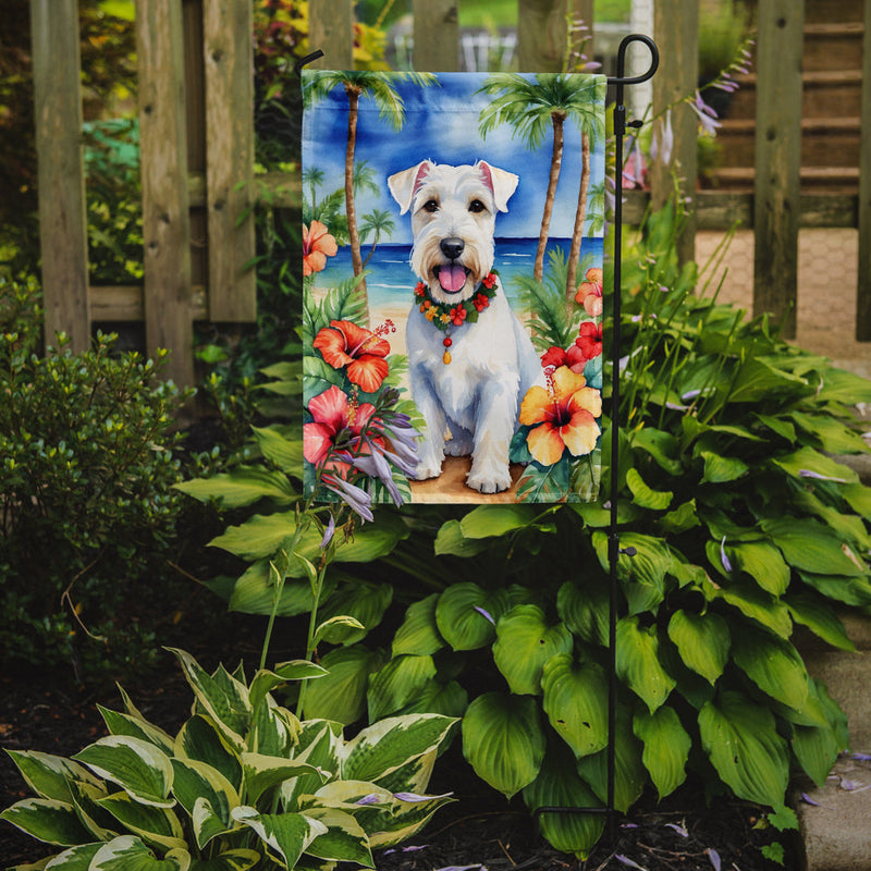 Sealyham Terrier Luau Garden Flag