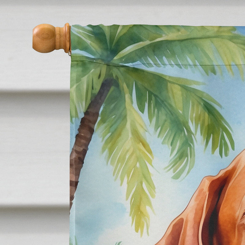 Vizsla Luau House Flag