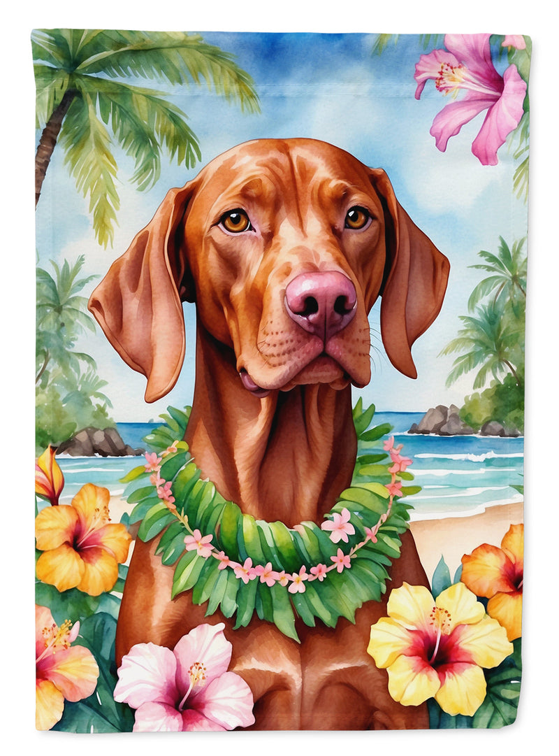 Vizsla Luau House Flag