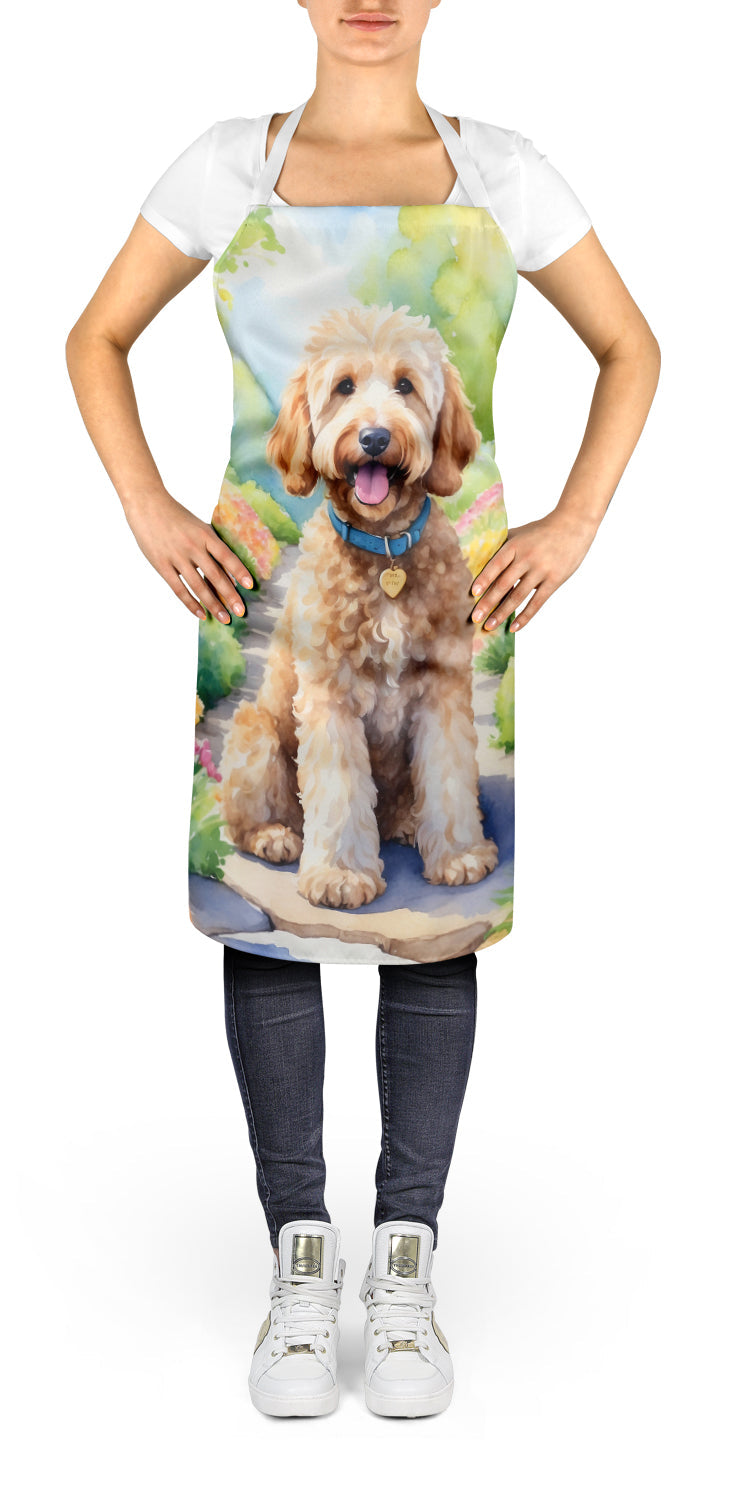 Goldendoodle Spring Path Apron