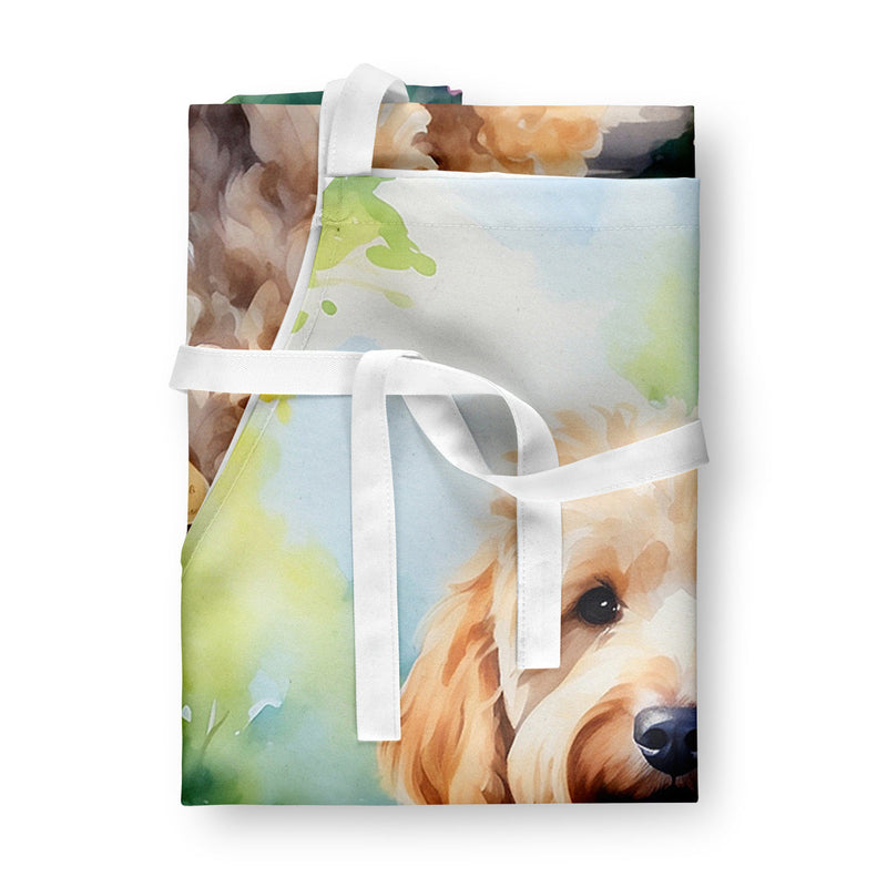 Goldendoodle Spring Path Apron