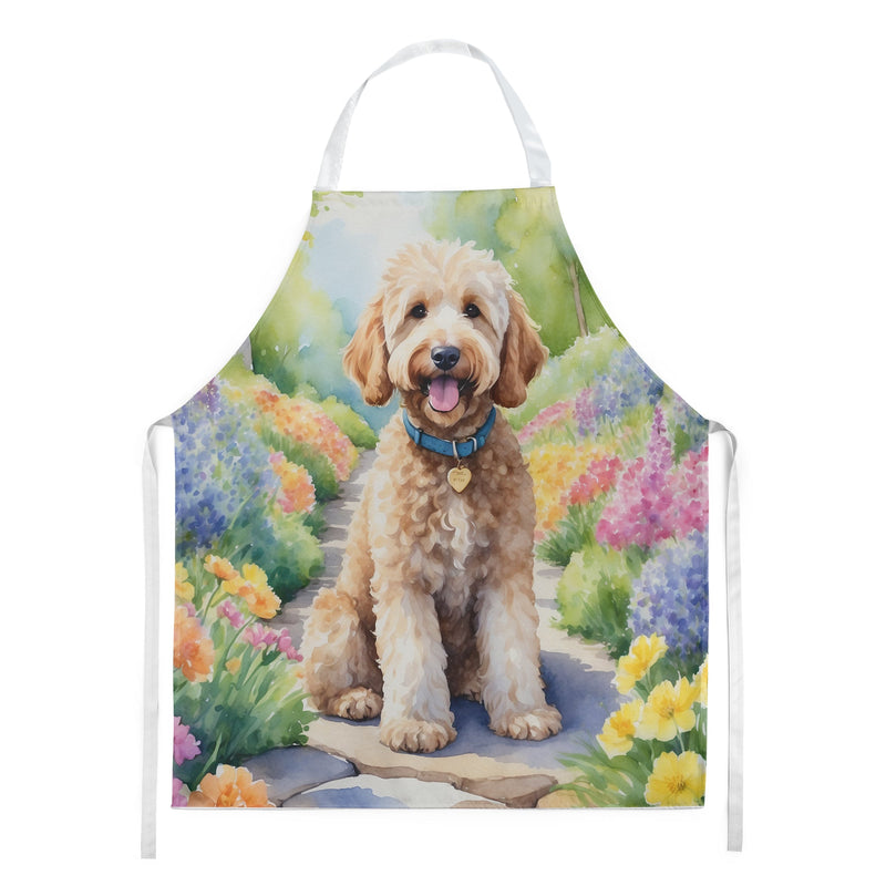 Goldendoodle Spring Path Apron