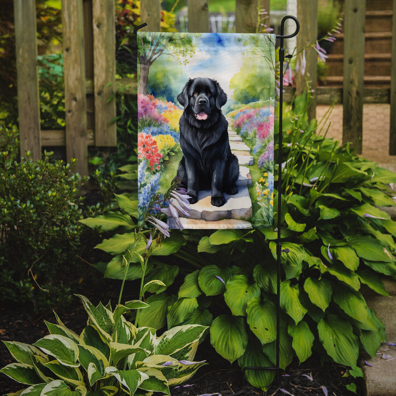 Newfoundland Spring Path Garden Flag