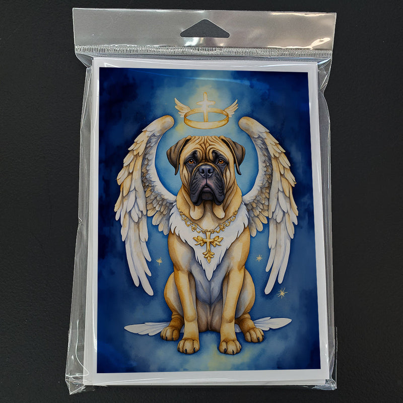 Bullmastiff My Angel Greeting Cards Pack of 8