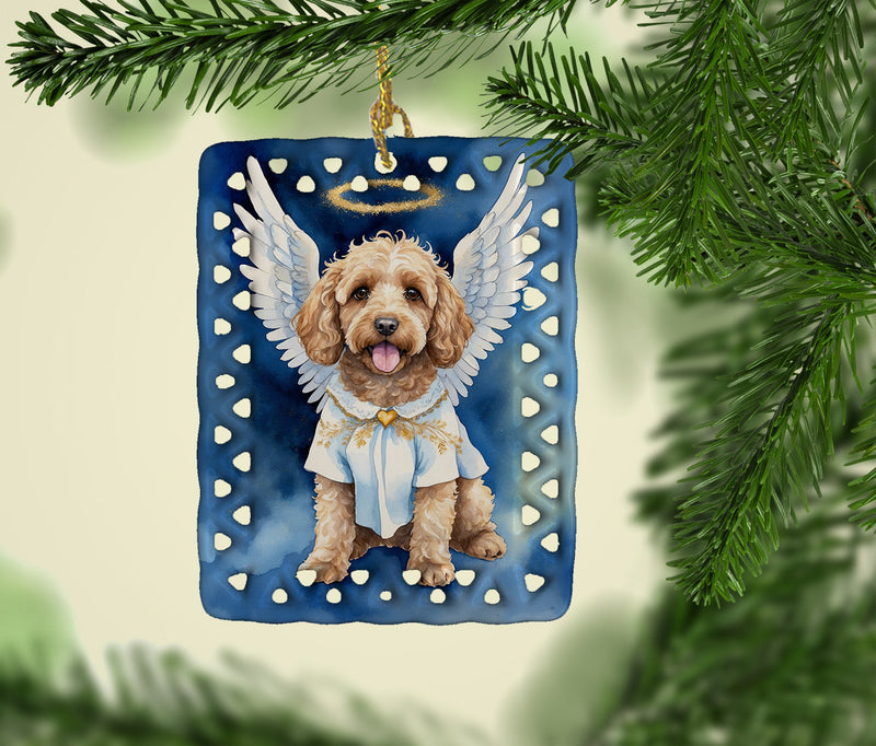 Cockapoo My Angel Porcelain Ornament