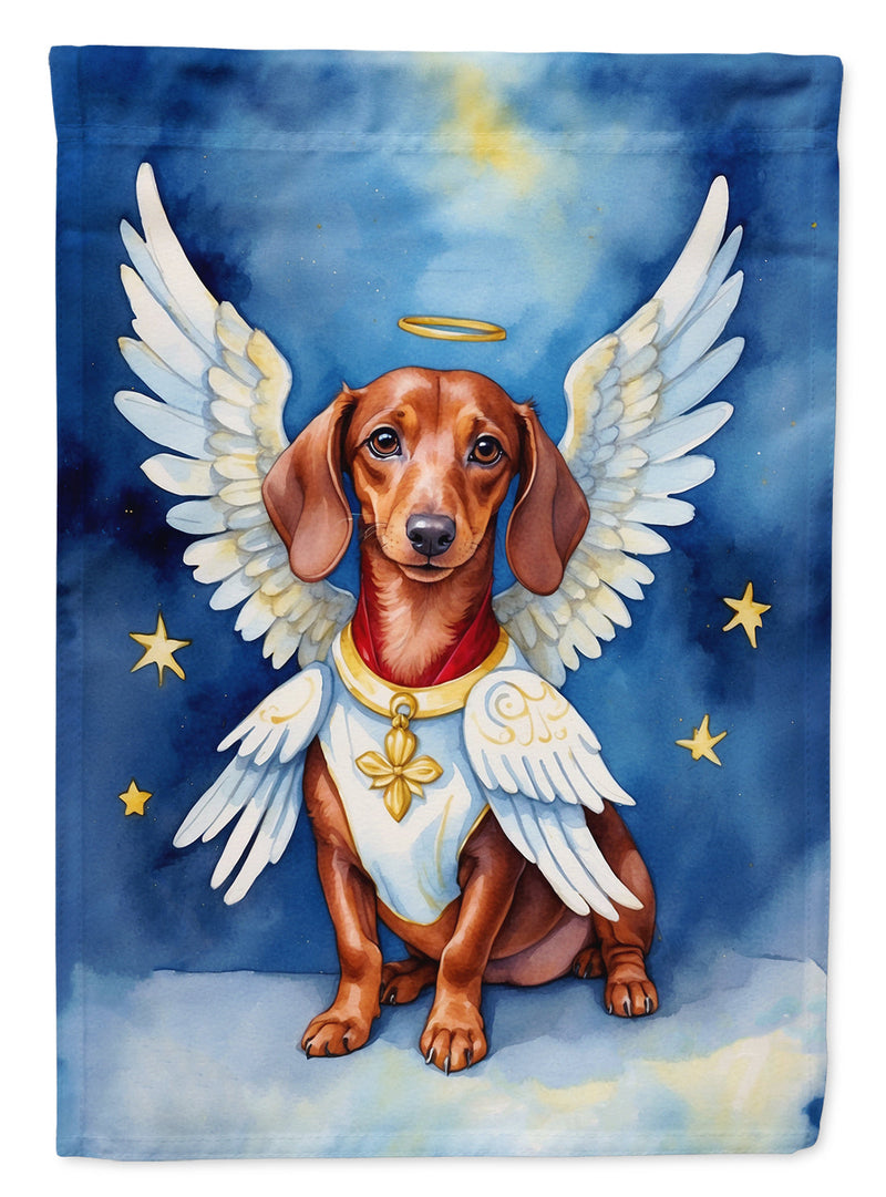 Dachshund My Angel House Flag