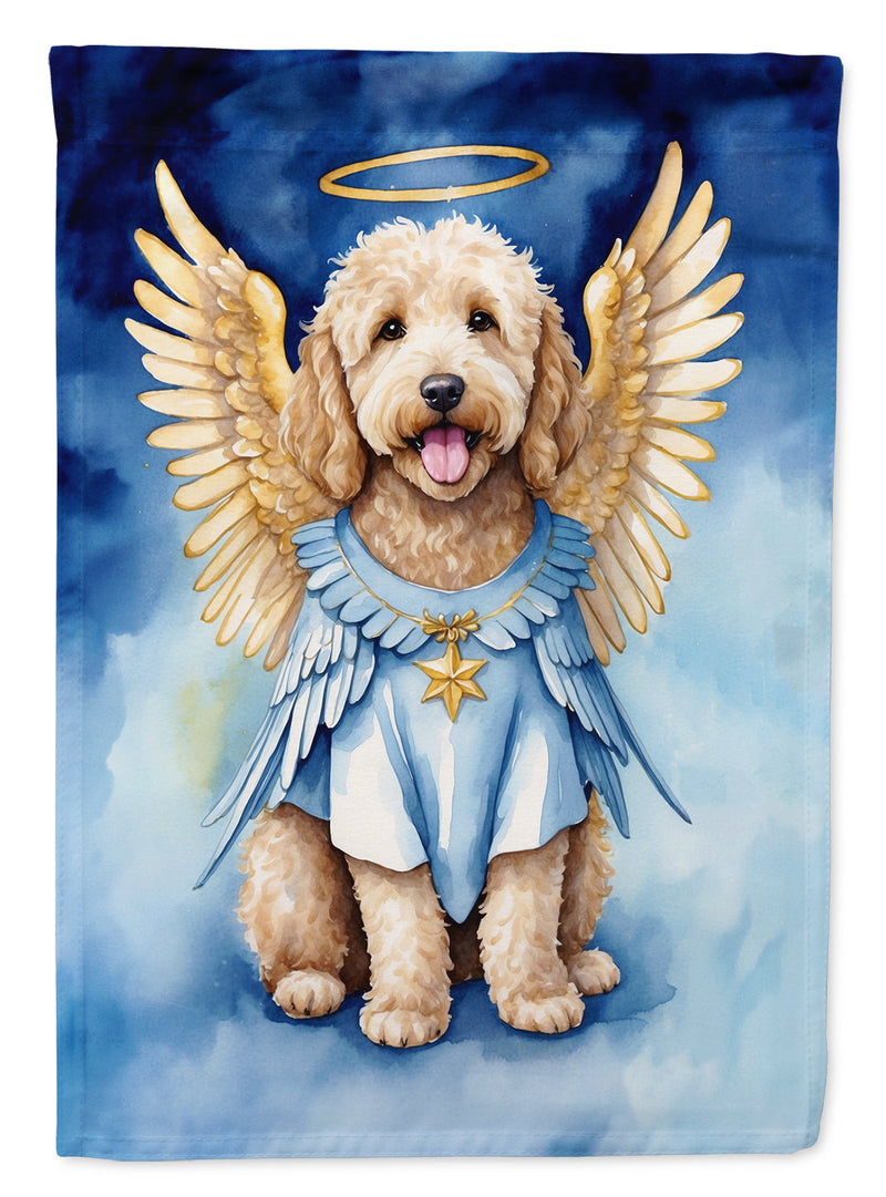 Goldendoodle My Angel House Flag