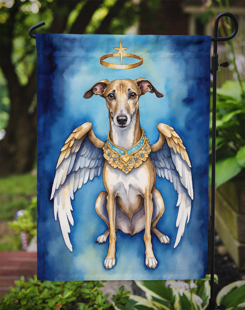 Greyhound My Angel Garden Flag