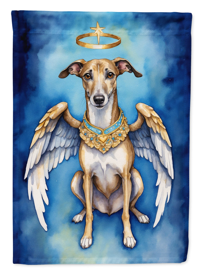 Greyhound My Angel Garden Flag