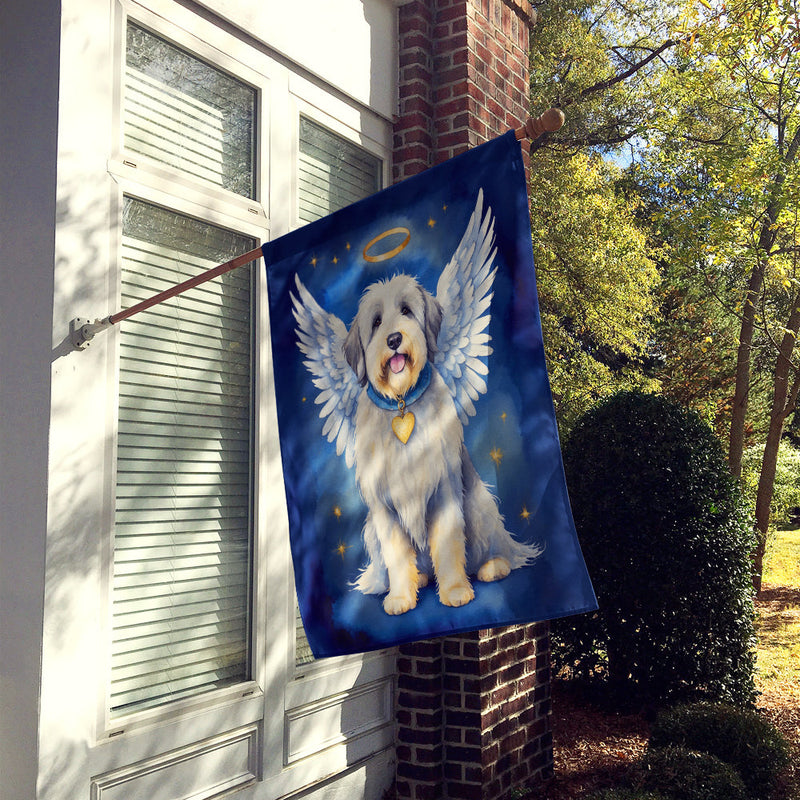 Old English Sheepdog My Angel House Flag