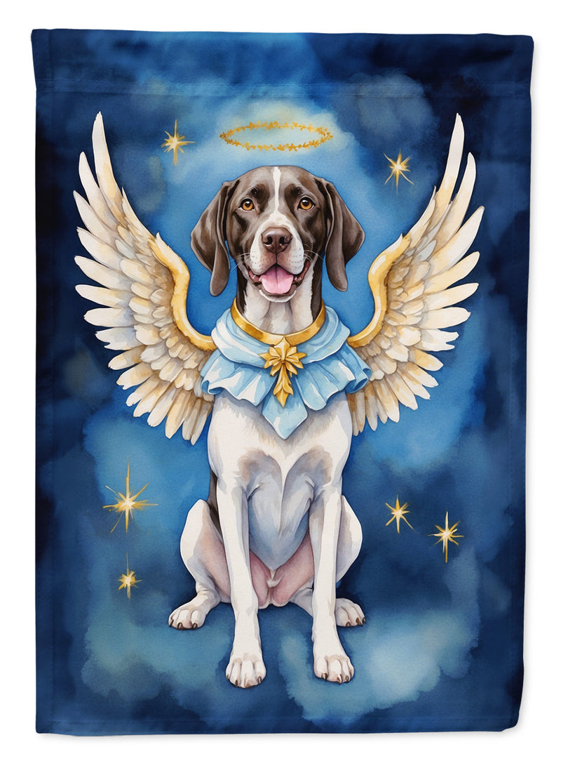 Pointer My Angel Garden Flag