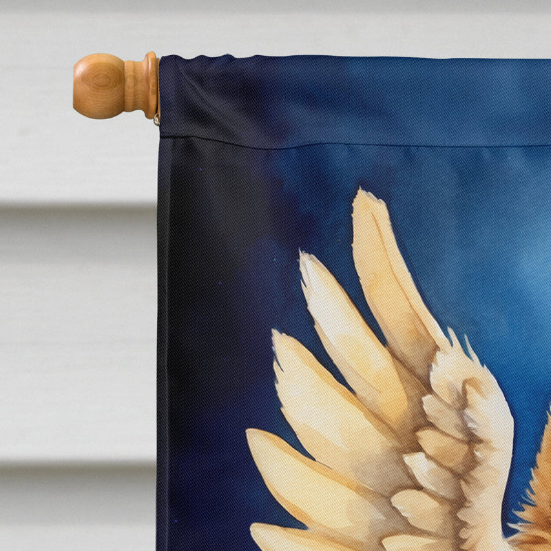 Pomeranian My Angel House Flag