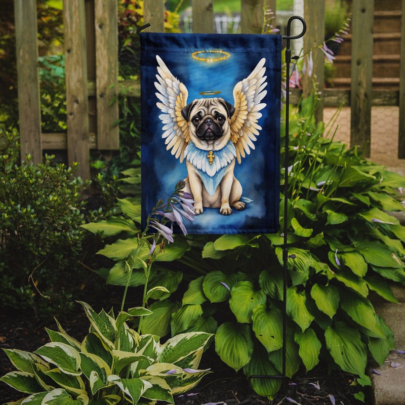 Pug My Angel Garden Flag