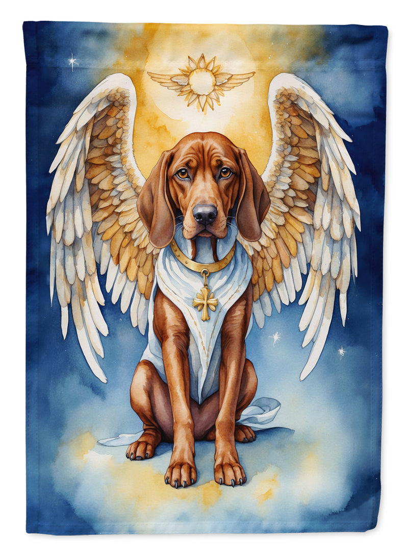 Redbone Coonhound My Angel House Flag