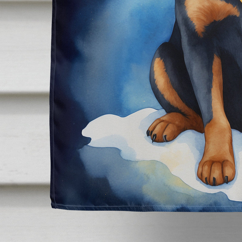 Rottweiler My Angel House Flag