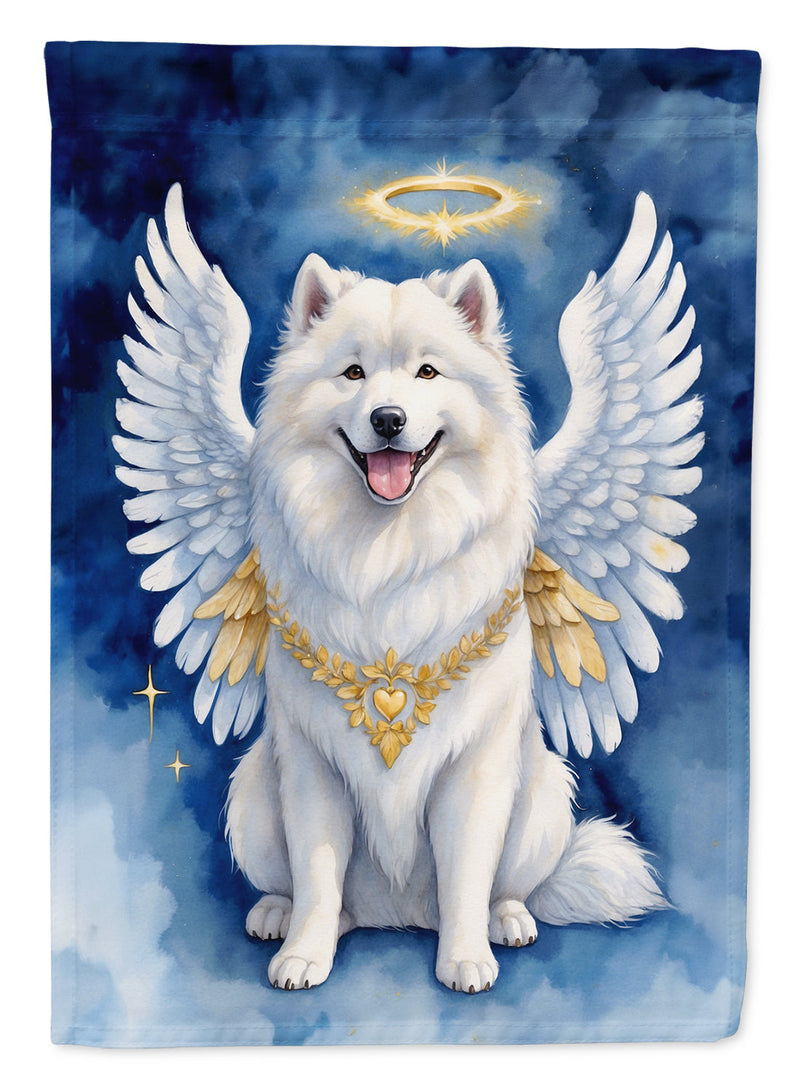 Samoyed My Angel Garden Flag