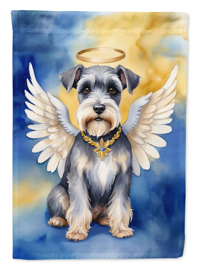 Schnauzer My Angel House Flag