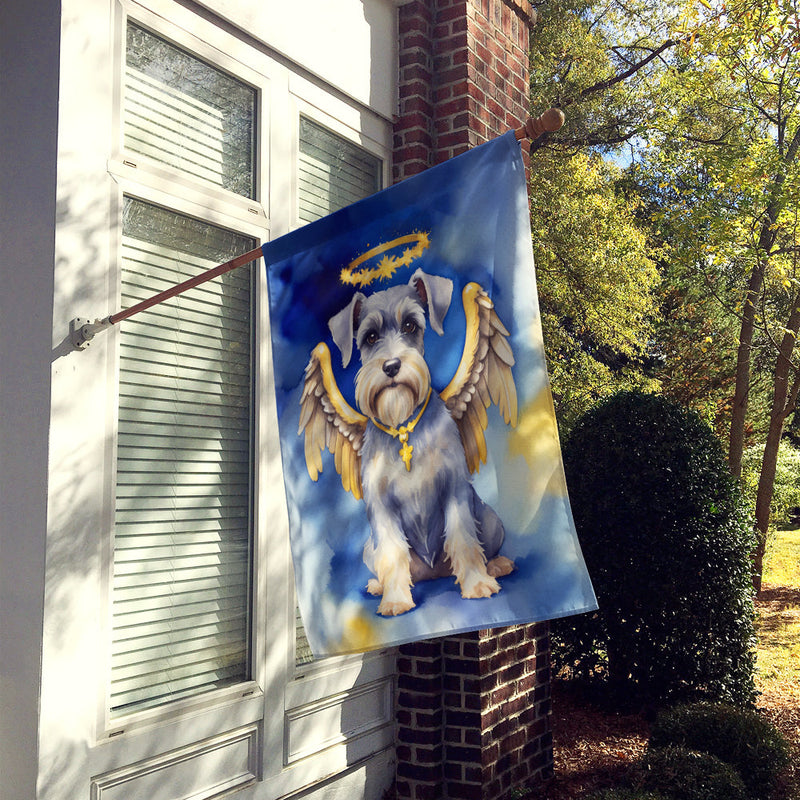 Schnauzer My Angel House Flag