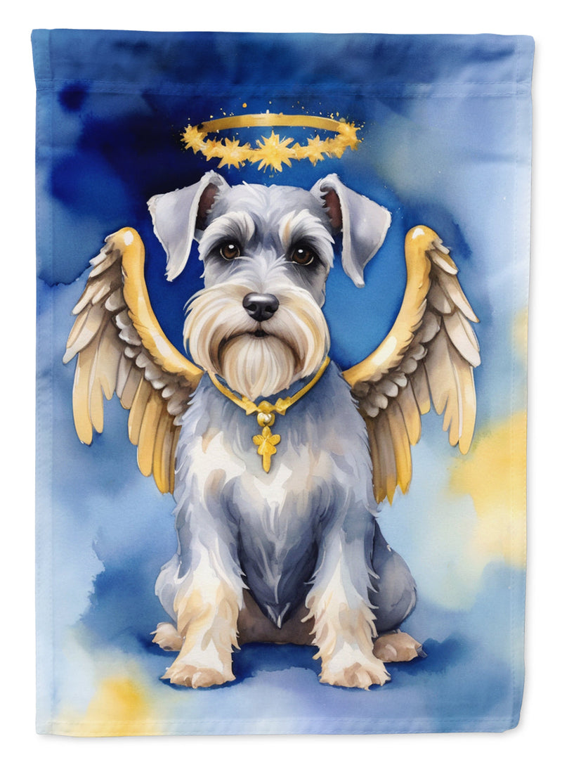 Schnauzer My Angel House Flag