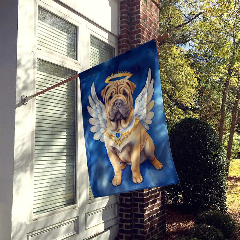 Shar Pei My Angel House Flag