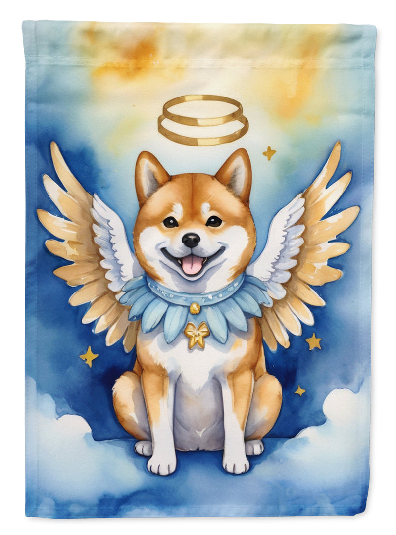 Shiba Inu My Angel House Flag