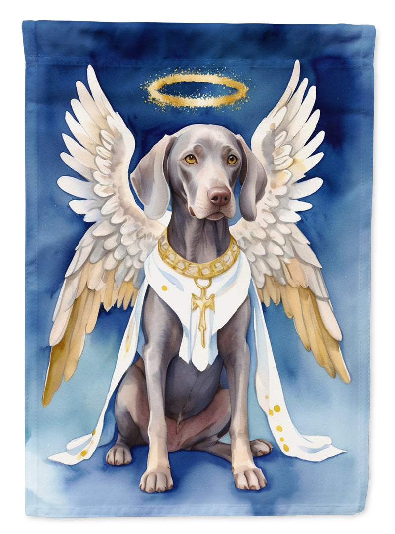 Weimaraner My Angel House Flag