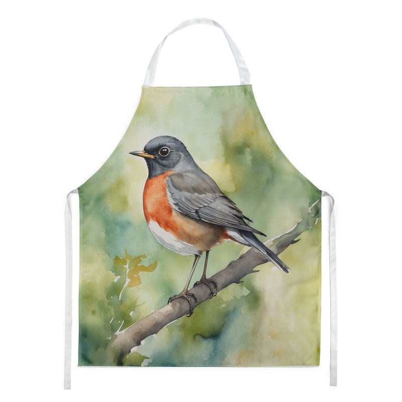 Connecticut American Robin Apron