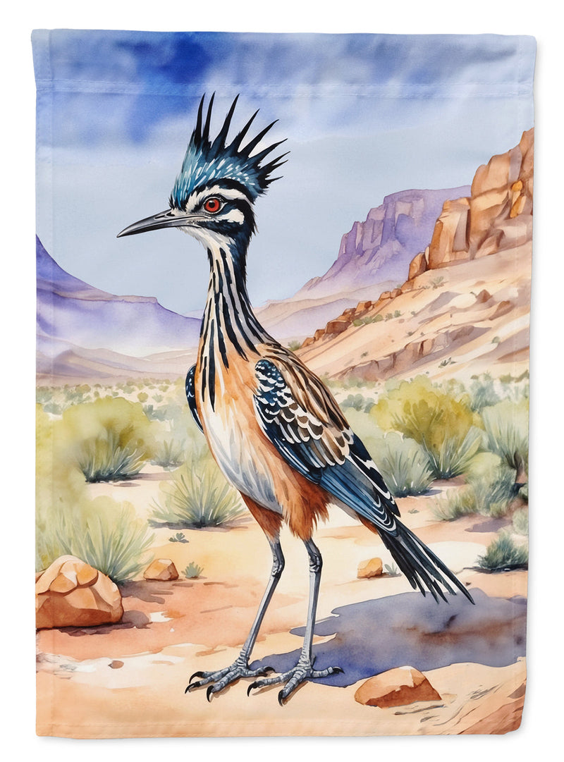 New Mexico Greater Roadrunner Garden Flag