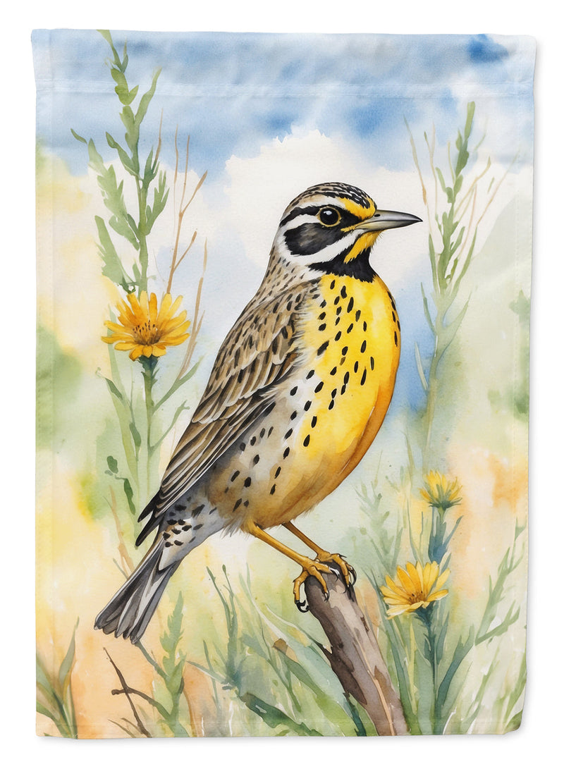 North Dakota Western Meadowlark House Flag