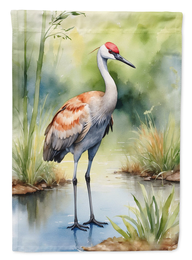 Sandhill Crane Garden Flag