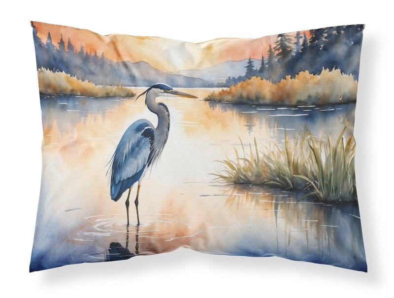 Blue Heron in the Golden Hour Standard Pillowcase