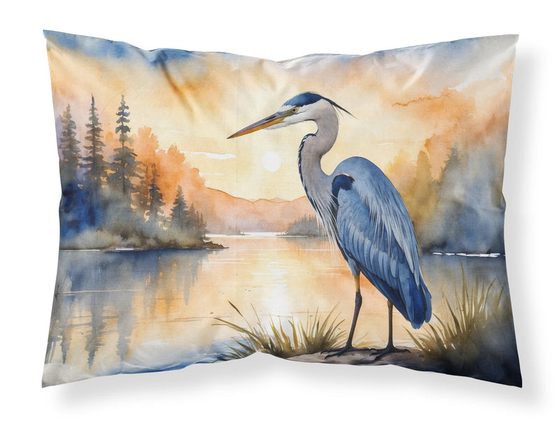 Blue Heron in the Golden Hour Standard Pillowcase