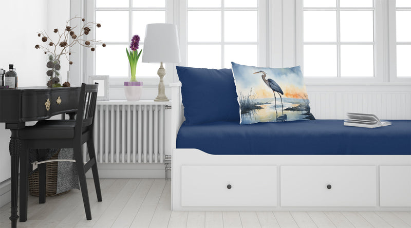 Blue Heron Barely Lit Sky Standard Pillowcase