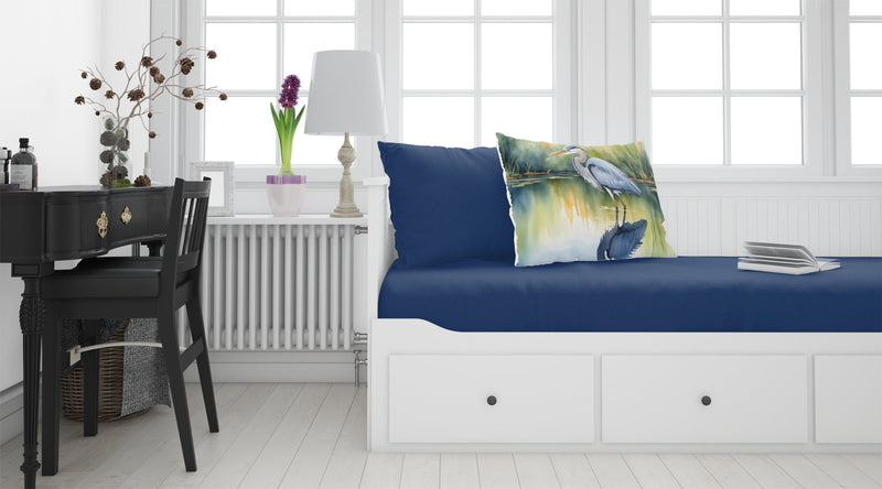 Blue Heron Stalking Prey Standard Pillowcase