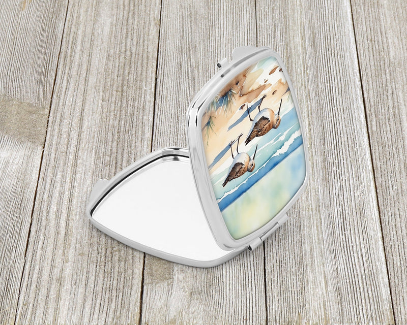 Sandpipers Hunting Compact Mirror