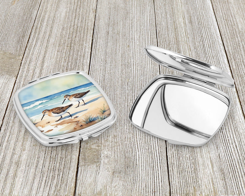 Sandpipers Hunting Compact Mirror