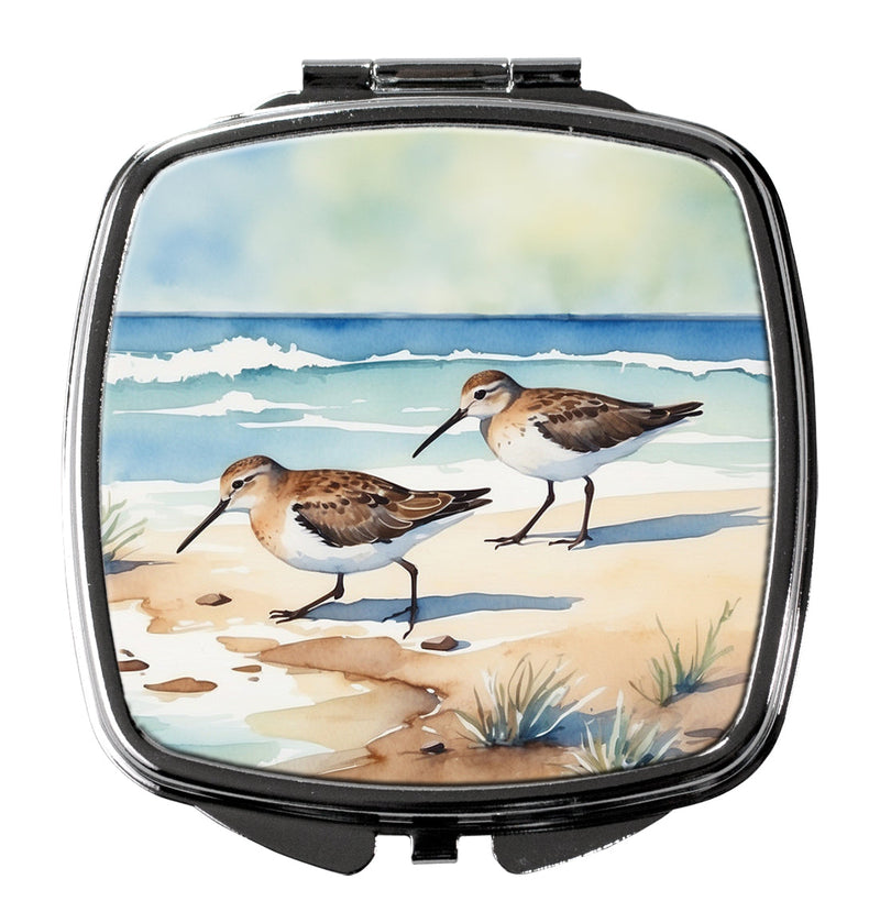 Sandpipers Hunting Compact Mirror