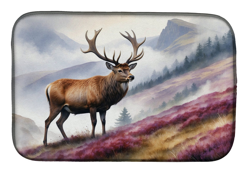 Highland Red Deer Dish Drying Mat