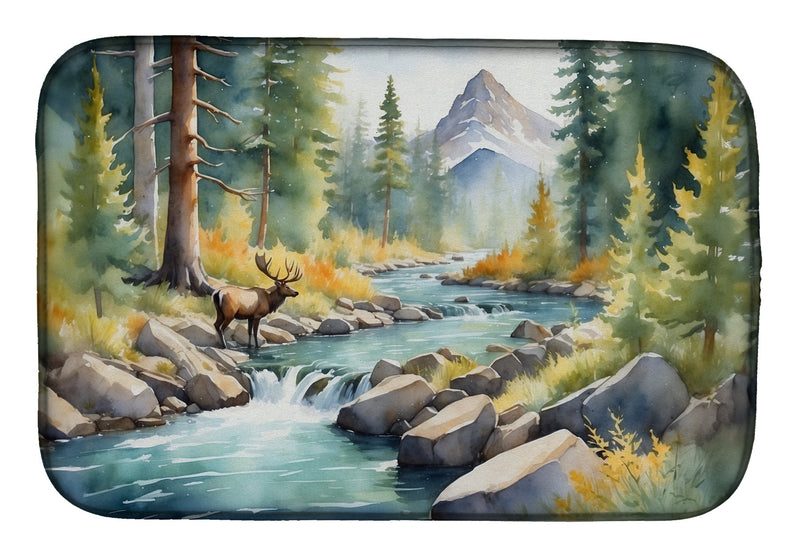 Mountain Stream Dish Drying Mat