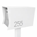Retrobox-2.0,  in ARCTIC WHITE - Modern Mailbox