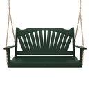 Keystone Amish Co. Sunburst Porch Swing, 5 Foot, Dark Green