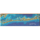 Longboat Key Map | Wall Art Print on Real Wood