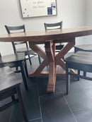 Canyon style round table