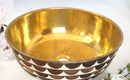 Walnut Wood & Brass Vessel Sink - Handcrafted Vessel Sink