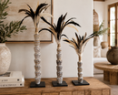 Snail Shell Stack w/Feathers Set/3 pcs
