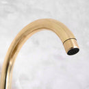 Unlacquered Brass Single Handle Faucet , Hot and Cold , Bathroom Faucet, Brass Bathroom Faucet