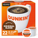Dunkin' Original Blend K-Cups, Medium Roast – 22 Count